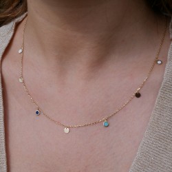 Azzurro - 18k Zlatý náhrdelník