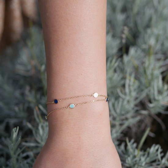 Azzurro - 18k Zlatý náramek