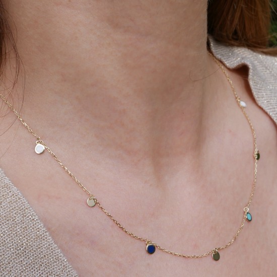 Azzurro - 18k Zlatý náhrdelník