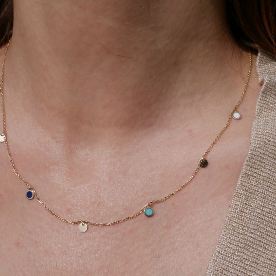 Azzurro - 18k Zlatý náhrdelník