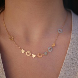 Damore - 14k Zlatý náhrdelník