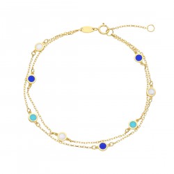 Azzurro - 18k Zlatý náramek