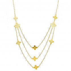 Ravello Triplo - 14k Zlatý náhrdelník Ravello Triplo - 14k Zlatý náhrdelník